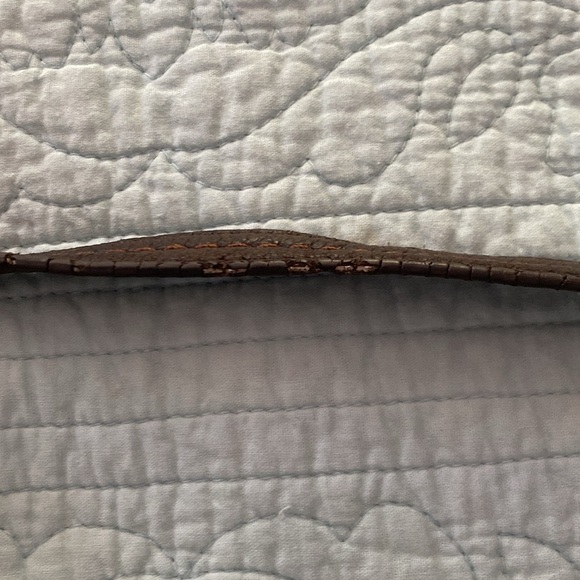 The Sak Brown Leather Crescent Shoulder Bag with Stud Detailing - Picture 8 of 8